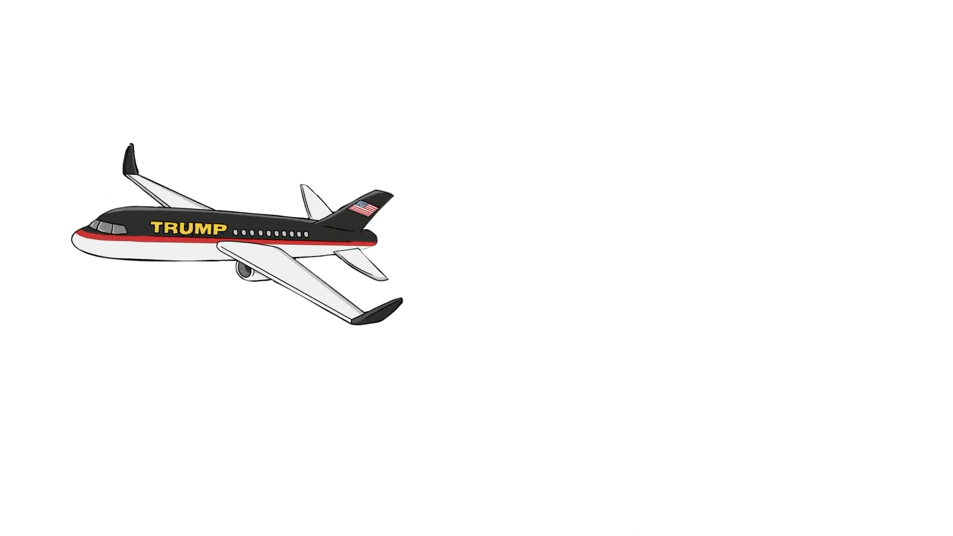 Trump Airplane Animation